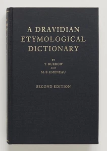 DRAVIDIAN ETYMOLOGICAL DICTIONARY - Burrow & Emeneau - Oxford/Clarendon, 1984 - Picture 1 of 3