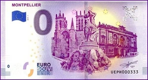 ***N°333*** RARE NUMERO TRIPLE / BILLET SOUVENIR 0 € / 0 € SCHEIN / UEPH 2019-1 - Picture 1 of 1