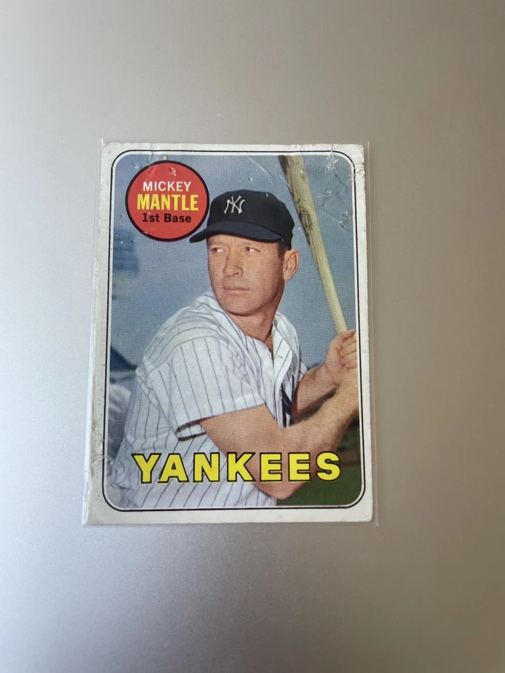 1969 Topps - Mickey Mantle #500 apellido en amarillo Foto 1 de 1