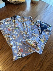 De colección Nick & Nora 2 piezas Pijama Mujer L Cachorro Perros Baño Hora Burbujas Mezcla Modal - Imagen 1 de 7