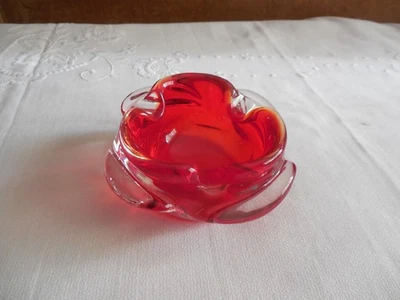 CENDRIER VIDE POCHE EN VERRE DE MURANO - Photo 1/4