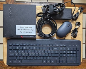 IBM Lenovo Think center M700 i3 8GB RAM 120GB SSD w / Keyboard, Mouse, Tested ! - Picture 1 of 4