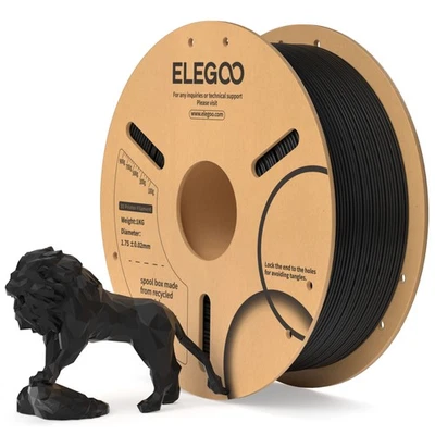 【Buy 6 Get 4 Free】ELEGOO Matte PLA ASA PLA+ PETG TPU 3D Printer Filament 1.75mm  - Image 1 of 4