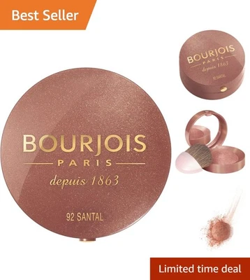 Luxurious 92 Santal Blusher - Built-in Mirror, Ideal for On-the-Go Touch-Ups - Image 1 of 4
