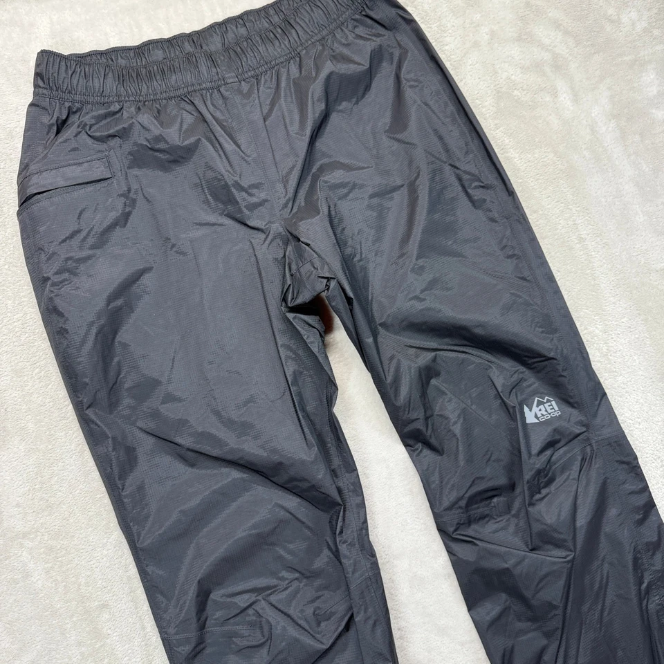 Pantalones REI para mujer XS Rainier pantalones de lluvia negros ligeros impermeables a prueba de viento Foto 1 de 4