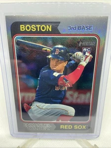 Enmanuel Valdez - 2023 Topps Heritage Chrome Refractor RC #631 /274 - Picture 1 of 2