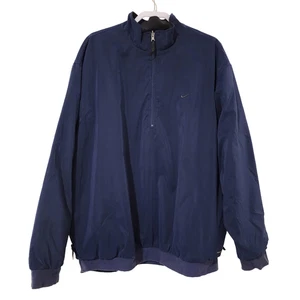 Nike Golf Herren Therma-Fit Wendejacke Half-Zip Navy Blau Schwarz Größe XL - Bild 1 von 8