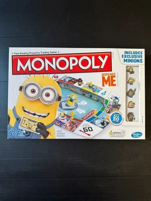 MONOPOLY DESPICABLE ME Board Game EXCLUSIVE MINIONS Excellent Condition - Image 1 of 4