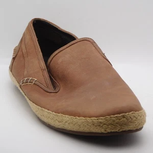 Cole Haan Nantucket Footwear Distressed Leather Loafers Closed Toe Logo Size 13 - Picture 1 of 9