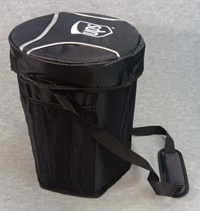 The Bag Factory Seat Cooler Folding Insulate w/UPS Logo Hexagon Shape Black NEW - Picture 1 of 7