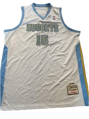 Mitchell & Ness #15 Carmelo Anthony Denver Nuggets Authentic NBA Jersey Sewn 2XL - Image 1 of 4