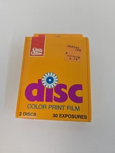 Vintage 30 Belichtungen Film Disc. 2 Scheiben - Bild 1 von 2