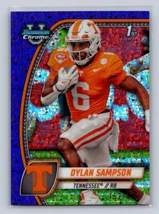 2024 Bowman University Chrome #69 Dylan Sampson Shimmer Purple-Tennessee - Picture 1 of 2