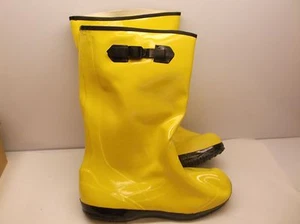 Yellow Rubber Overboots Size 13 (A) - Picture 1 of 1