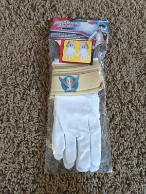 Guantes Power Rangers Super Megaforce Silver Ranger para Disfraz Nuevos Niños 2014 Foto 1 de 2