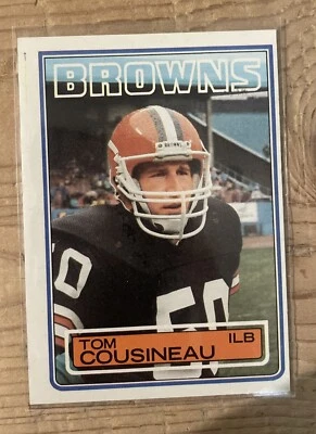 1983 Topps #246 Tom Cousineau RC Browns - Image 1 of 2