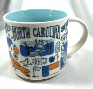 SERIE STARBUCKS BEEN THERE EN TODO EL MUNDO TAZA DE CAFÉ NORTH CAROLINA 14 OZ - Imagen 1 de 9