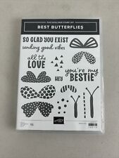 Stampin' Up - Photopolymer Stamp Set - Best Butterflies - 16 stamps - New