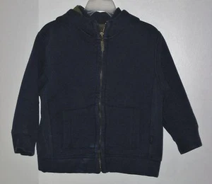 Chaqueta con capucha con cremallera frontal azul babyGAP talla 4 años para niños - Imagen 1 de 2