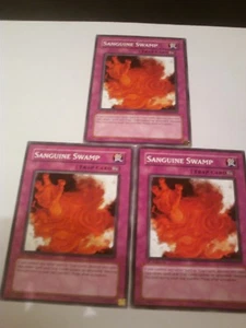 Yu Gi Oh Light of Destruction LODT-EN077 Sanguine Swamp - First Edition - Picture 1 of 2