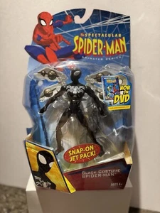 Spectacular Spider-Man Black Suit Symbiote Venom Figure RARE - Picture 1 of 2