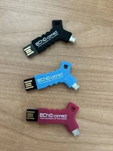 PORTACHIAVI Caricatore USB Micro CARICABATTERIA Ricarica CELLULARE Cavo CARICA - Foto 1 di 3