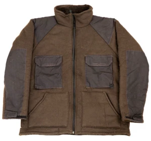 Traje de oso grande chaqueta polar ECWCS Gen 1 ejército USGI marrón pila gruesa - Imagen 1 de 1