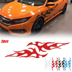 vinyl Flame sticker For auto graphic body car truck decal set large 12"x 48" - Picture 1 of 10