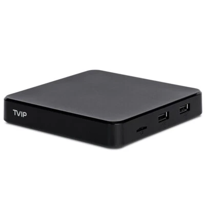 TVIP S-Box v.605 SE 4K UHD Android IP-Receiver Dual-WiFi LAN BT HDMI USB Schwarz - Bild 1 von 4