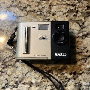 Vivitar DSC 350 Digital Camera 2x Digital Zoom. Turns On Screen Is Really Blurry - Picture 1 of 11