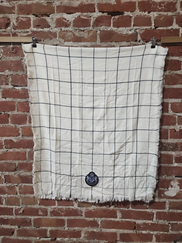 Chal a cuadros beige parche bufanda mujer Lauren Ralph Lauren Foto 1 de 4