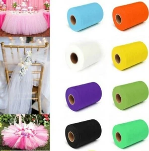 Rotolo Bobina Velo di TULLE per Decorazioni matrimonio feste 12,5CM x 50M offert - Foto 1 di 8