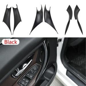 2x Inner Door Handle Inside Black Cover Protect Case For BMW 3/4 Series F30 F35 - Picture 1 of 12