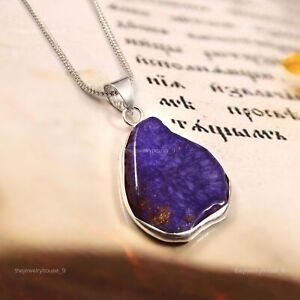 Natural Slice Agate Druzy Gemstone Pendant 925 Sterling Silver Indian Jewelry