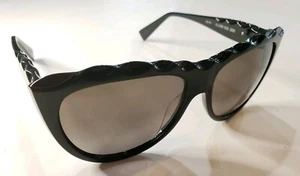 Alain Mikli RX Eyeglasses Ridged Polished Black / Gray Gradient AL1408 0101 1520 - Picture 1 of 9