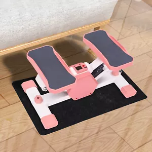 Mini Stepper Exercise Machine Stair Equipment with Resistance Bands Yellow/Pink - Picture 1 of 36