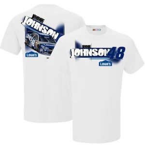 Jimmie Johnson #48 NASCAR Lowe's Name & Number Graphic Tee Size Large NOS NWT - Picture 1 of 5