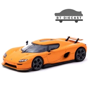 TARMAC WORKS GLOBAL 64 KOENIGSEGG CC850 1/64 DIECAST MODEL ORANGE T64G-TL051-OR - Picture 1 of 2
