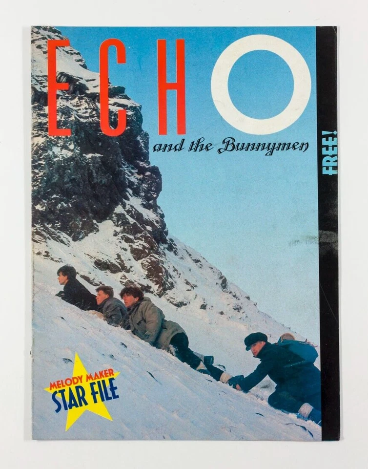 ECHO & THE BUNNYMEN music book MELODY MAKER STAR FILE MAGAZINE vtg IAN McCULLOCH - Image 1 of 1