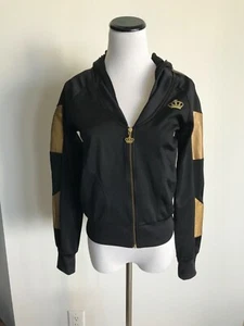 Adidas Respect Me Jacket Regular Size XS Black gold - Picture 1 of 5