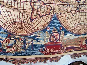 Goodwin Weavers Colonial Williamsburg Reversible Tapestry Cotton Throw Blanket - Picture 1 of 12