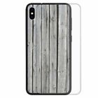 For Samsung Galaxy Series Wood Timber Tempered Glass Back Case Phone Cover #2
