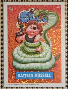 RATTLED RUSSEL SLOP CULTURE KIDS SERIES 1 STICKER FOIL SP CHASE CARD BTLC - Picture 1 of 2
