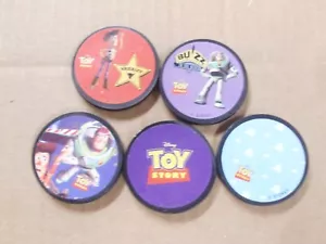 POGS SBATTITORI DISNEY PLASTICA "TOY STORY" DI WACKERS WACKER SMACKER 5 DIVERSI - Foto 1 di 4