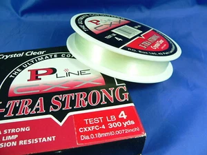 Monofilo P-Line CXX X-TRA Strong 270mt 0,18 classe 4lb pesca spinning, casting - Foto 1 di 1