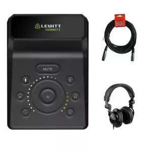 Lewitt CONNECT USB-C Audio Interface Polsen HPC Headphone XLR- XLR Cable Bundle - Picture 1 of 10
