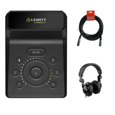 Lewitt CONNECT USB-C Audio Interface Polsen HPC Headphone XLR- XLR Cable Bundle - Image 1 of 4