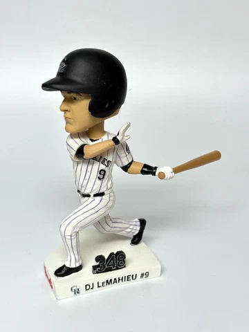 DJ LeMahieu Bobblehead Colorado Rockies 2016 NL Batting Champ SGA New Cover