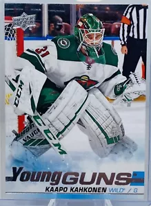 2019-20 Upper Deck Young Guns Kaapo Kahkonen #470 San Jose Sharks - Picture 1 of 2