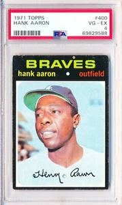 1971 Topps #400 Hank Aaron PSA 4 - estuche nuevo - ¡recién graduado! - Imagen 1 de 2